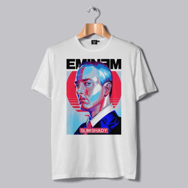 SLIM-SHADY white tshirt